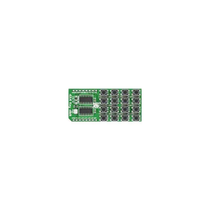 Remise Clavier 4x4 MIKROE1889 pour microcontrôleur - Module Click Board innovant
