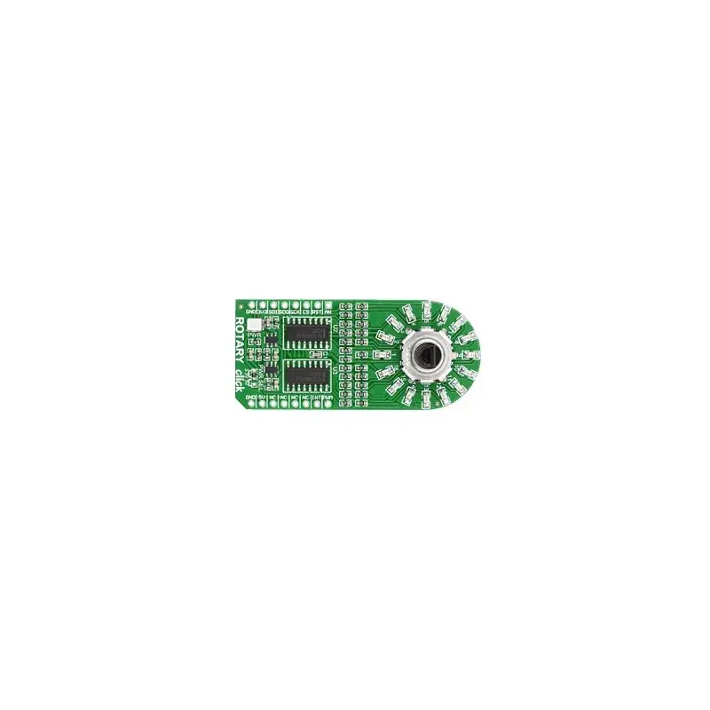 Offre Limitée Module Click Board encodeur rotatif MIKROE1823 avec 15-pulse et 16 LEDs rouges