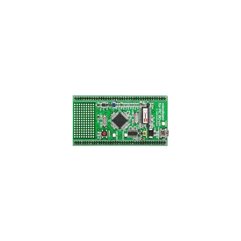 Offre Exclusive MikroBoard PIC 80 broches MIKROB8 - Programmateur USB intégré et débugger