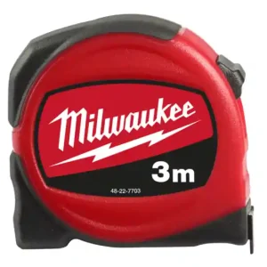 Offre Spéciale Mètre Ruban Slim Milwaukee 3m - Compact et Renforcé (48-22-7703)